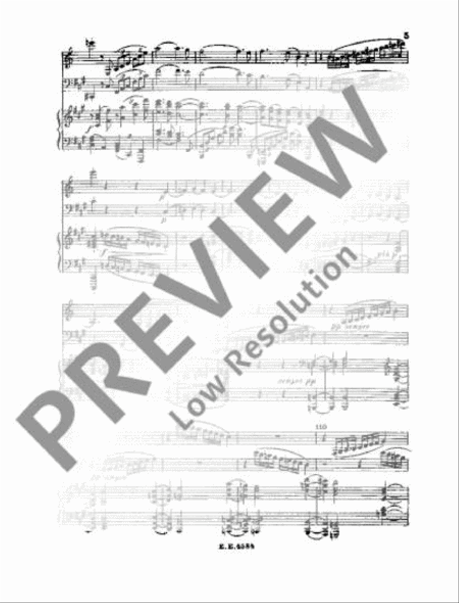 Trio A minor Clarinet scores gallery preview page 14