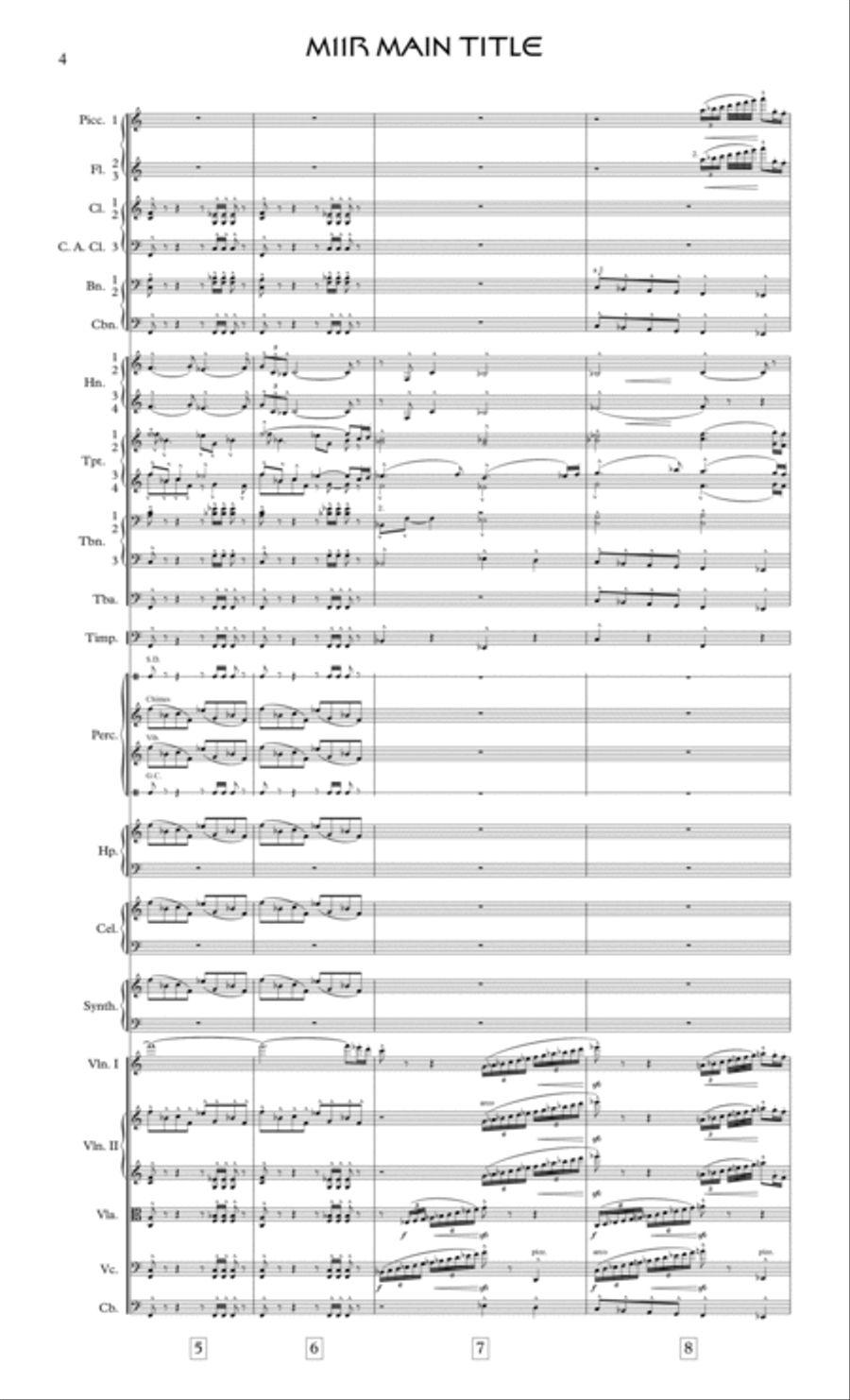 Star Trek(r) Iv - The Voyage Home - Score Only Full Orchestra scores gallery preview page 6
