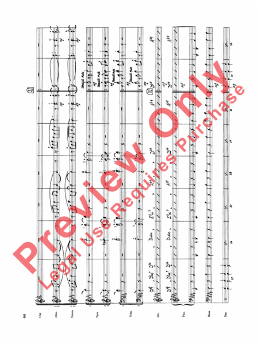 Original Big Band Sounds Big Band scores gallery preview page 45