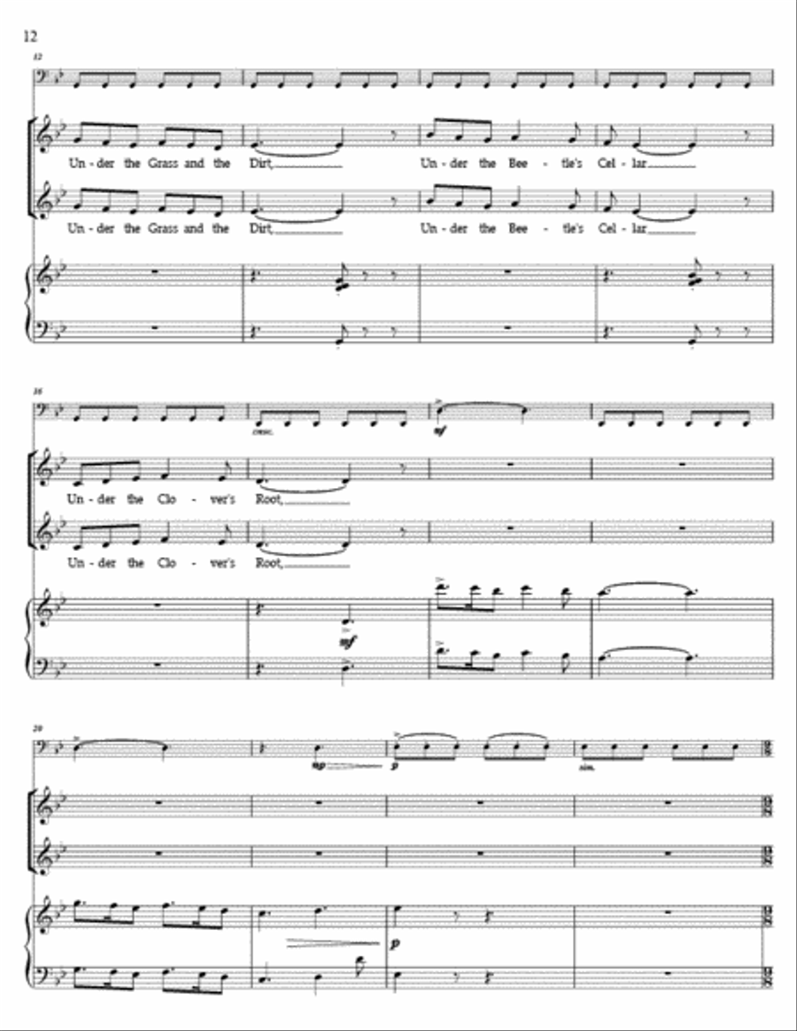 Heavenly Hurt (Vocal/Conductor Score) 4-Part scores gallery preview page 6