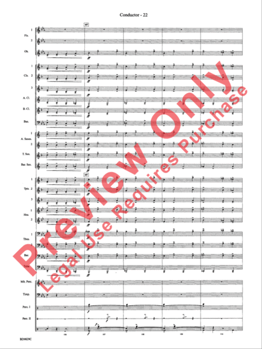 Christmas Winds (Overture) Concert Band scores gallery preview page 24