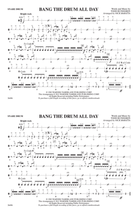 Bang the Drum All Day: Snare Drum