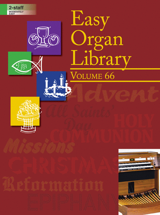 Book cover for Easy Organ Library, Vol 66
