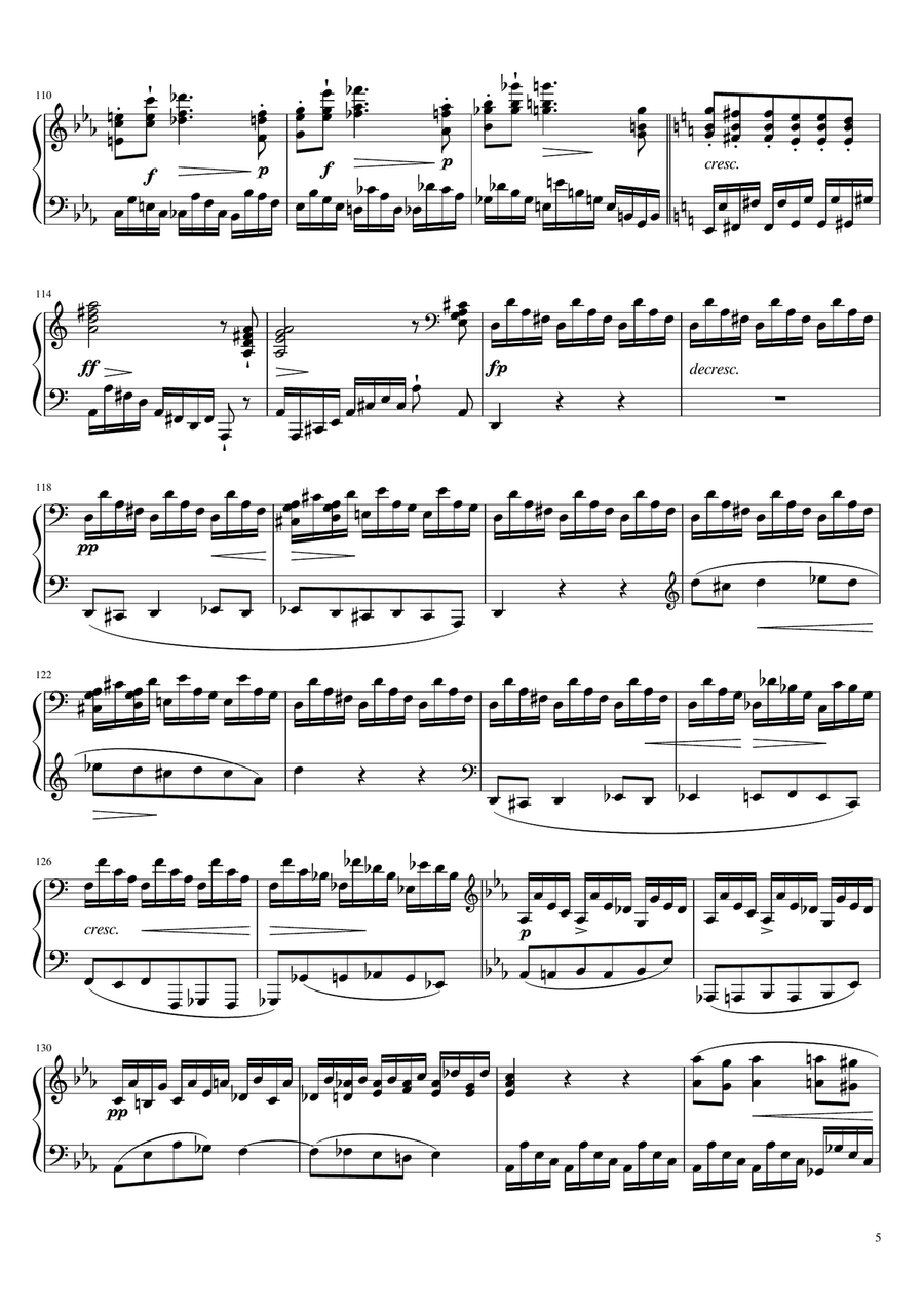 Schubert - Piano Sonata No. 19 in C Minor, D.958 - Original For Piano Solo Complete Piano Solo scores gallery preview page 5