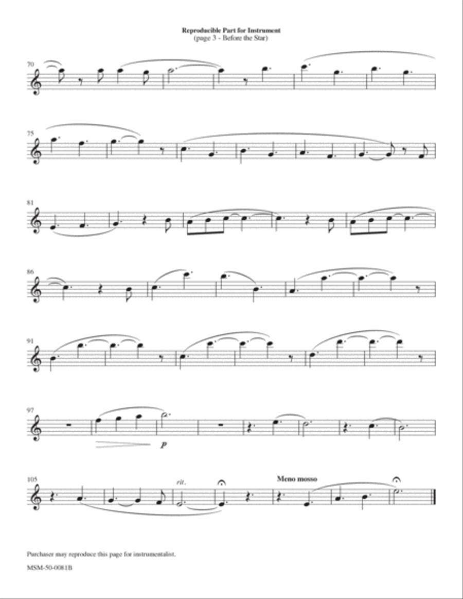 Before the Star Choir scores gallery preview page 4