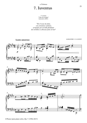 20 Piezas, Op. 4 (2017) No. 7. Iuventus