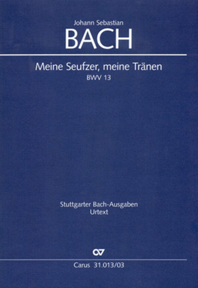 Book cover for Sobs and sighing, tears and crying (Meine Seufzer, meine Tranen)