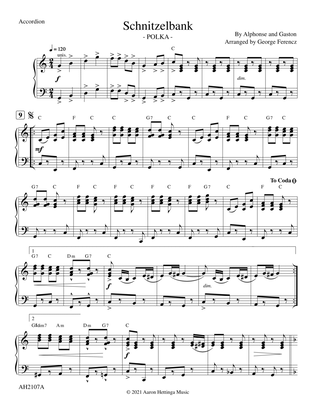 Schnitzelbank - Polka - For Solo Accordion