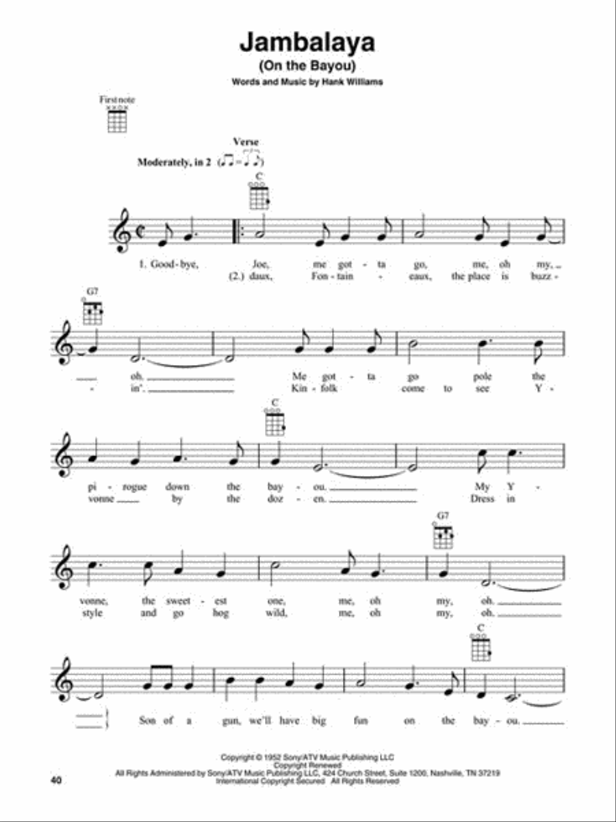 Two-Chord Songs for Ukulele Ukulele scores gallery preview page 4