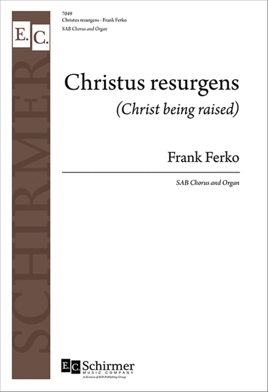 Christus resurgens (Christ being raised) 3-Part scores gallery preview page 1