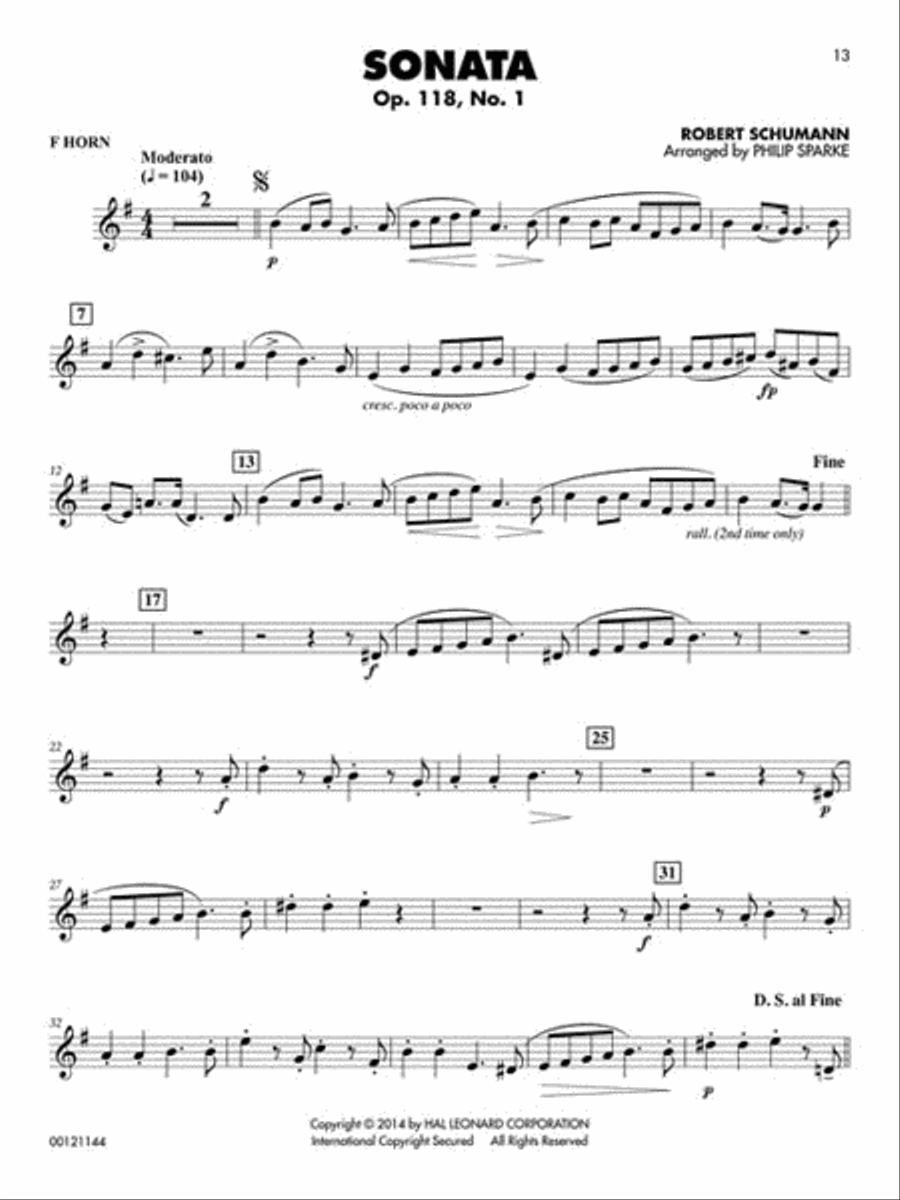 Classical Solos for F Horn, Vol. 2 Horn scores gallery preview page 4