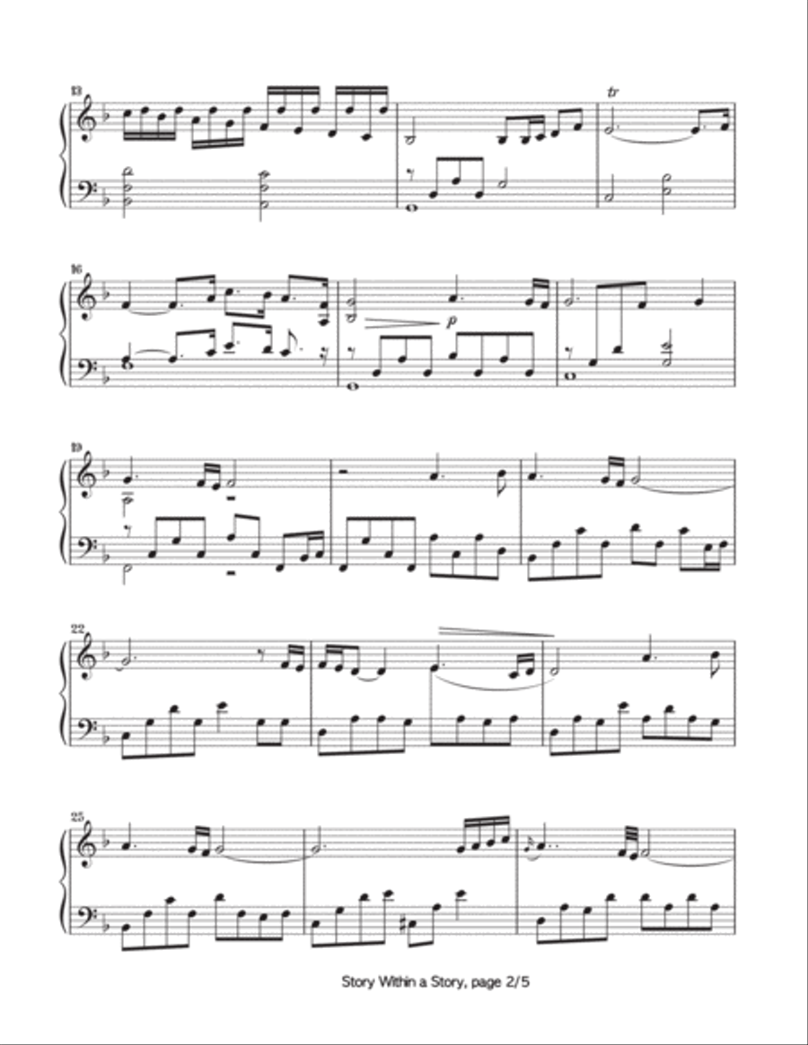 Story Within a Story Story Within a Story Piano Solo scores gallery preview page 3