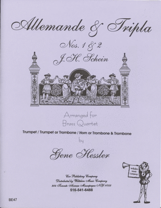 Book cover for Allemande & Tripla, Nos. 1 &2
