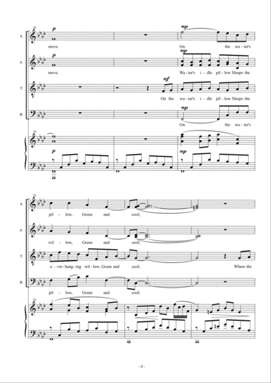In the Shadows In the Shadows 4-Part scores gallery preview page 6