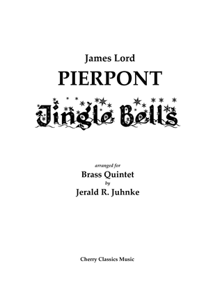 Book cover for Jingle Bells for Brass Quintet - Swing Style