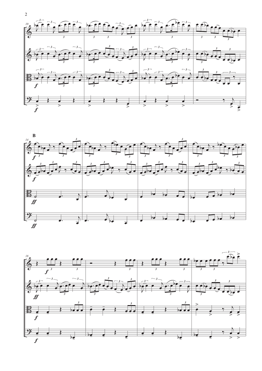 How To Train Your Dragon String Quartet scores gallery preview page 2