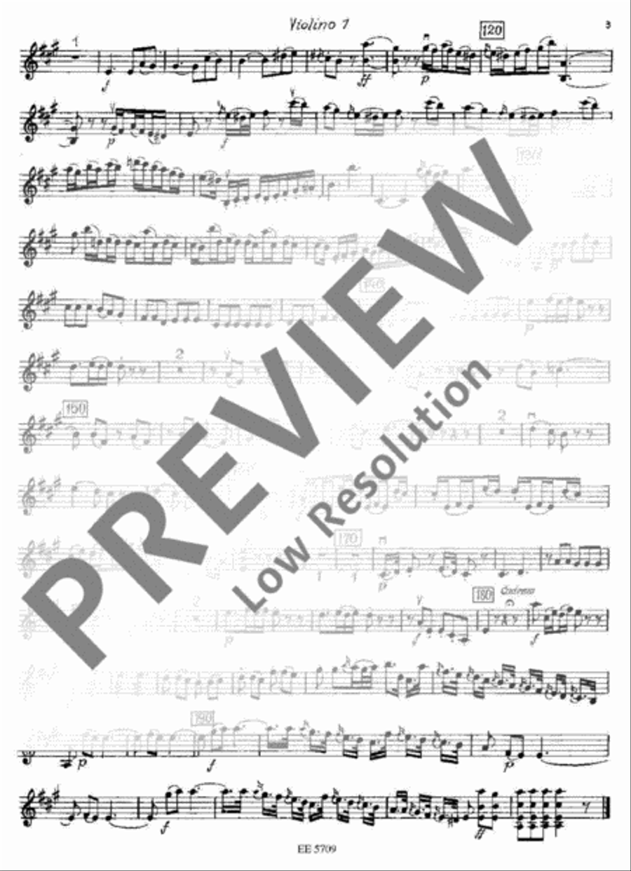Sinfonia concertante A major Violin scores gallery preview page 4