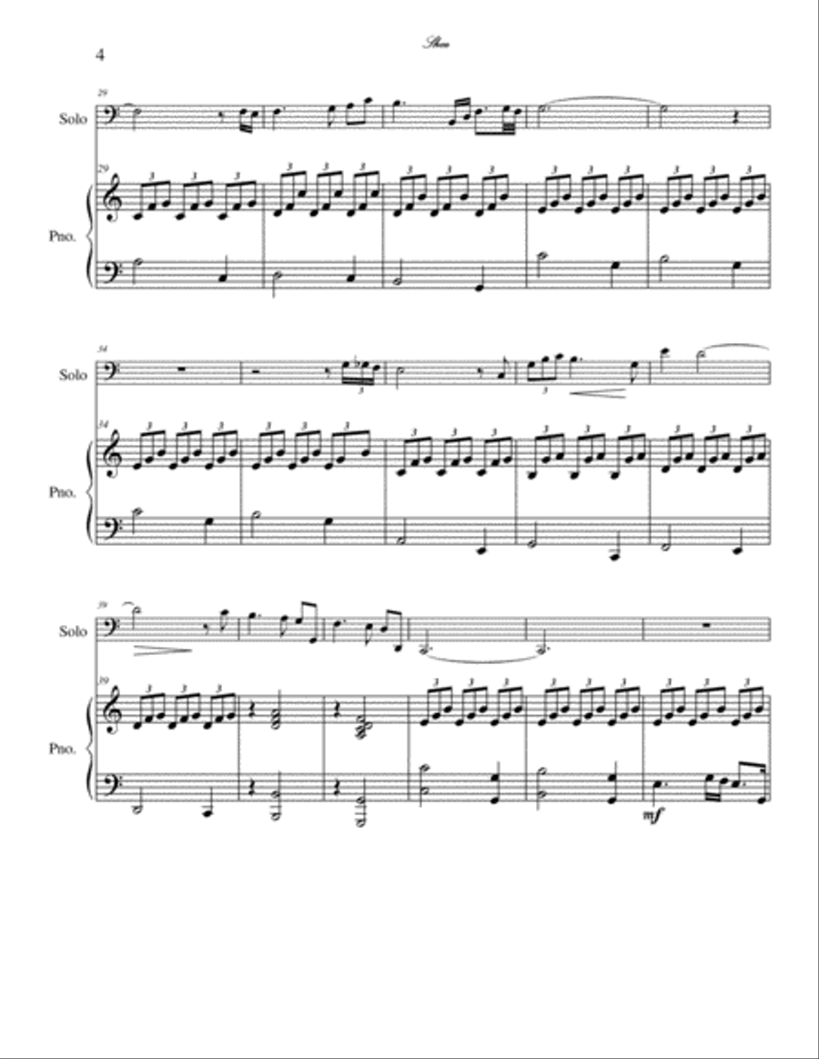 Two Dedications Trombone scores gallery preview page 4