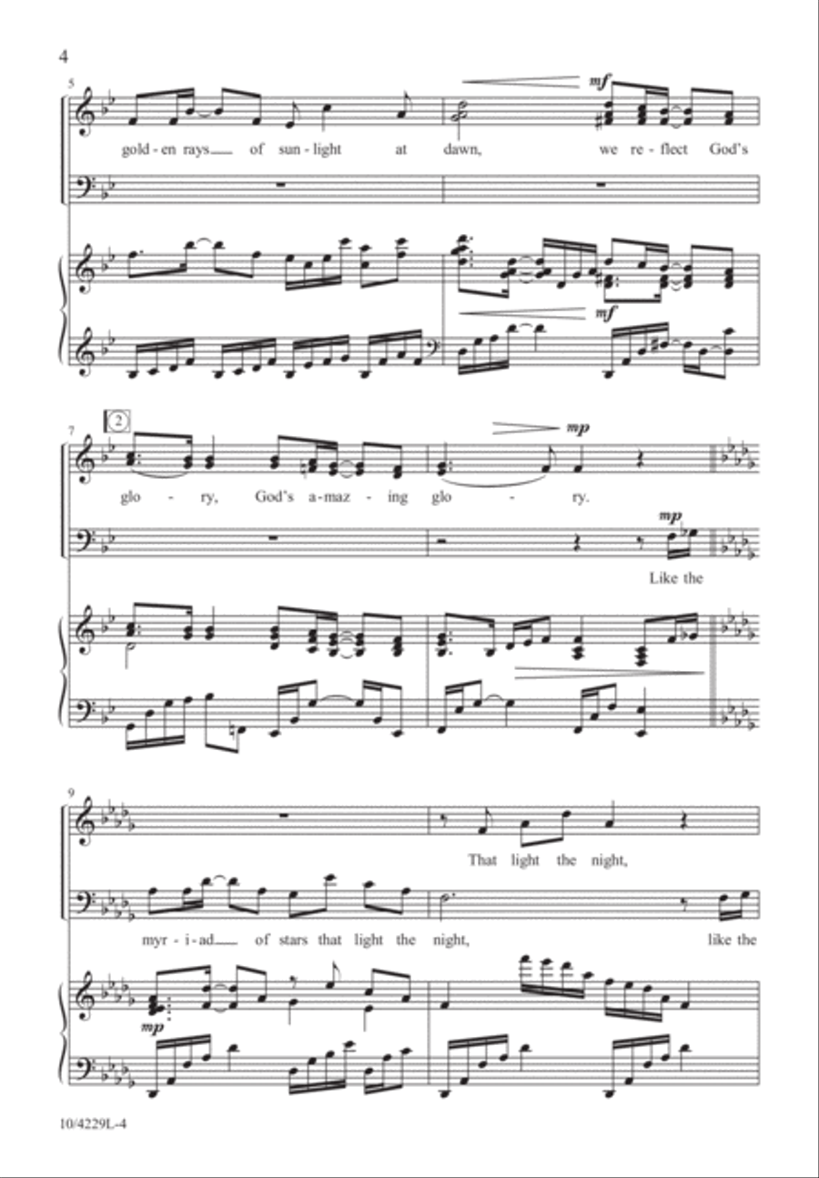 The Glory of the Lord The Glory of the Lord 4-Part scores gallery preview page 4