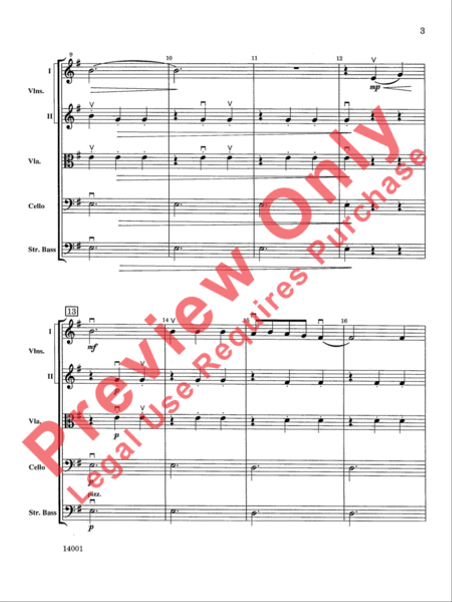 El Toro String Orchestra scores gallery preview page 4