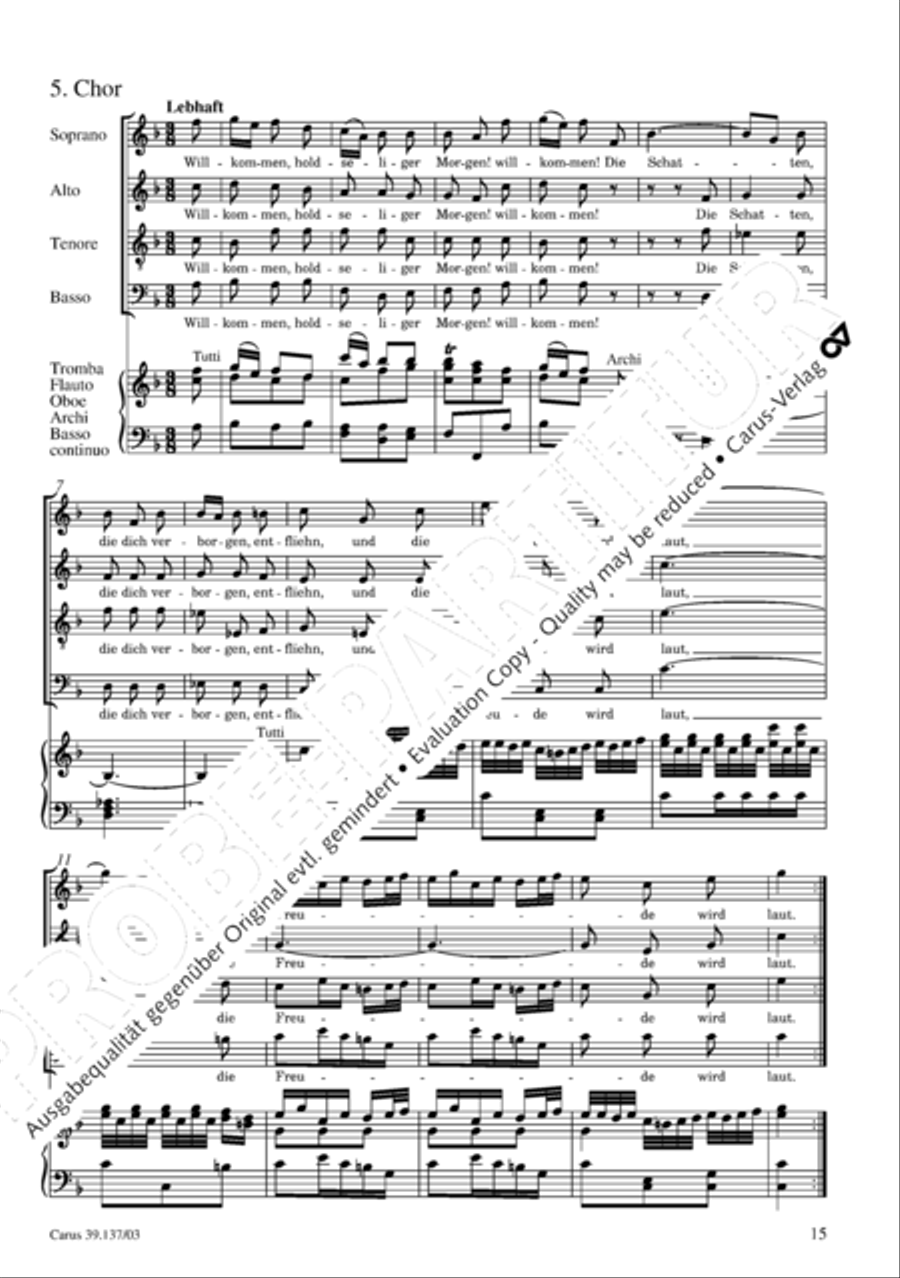 Die Tageszeiten 4-Part scores gallery preview page 16