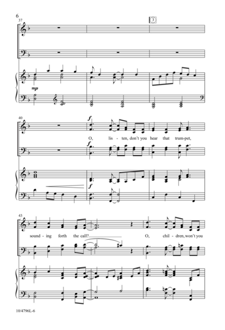 Headin' for the Promised Land 4-Part scores gallery preview page 6