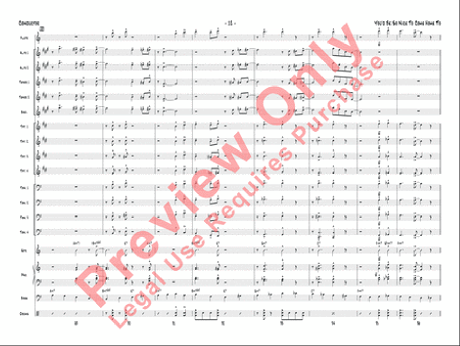 You'd Be So Nice to Come Home To Jazz Ensemble scores gallery preview page 15
