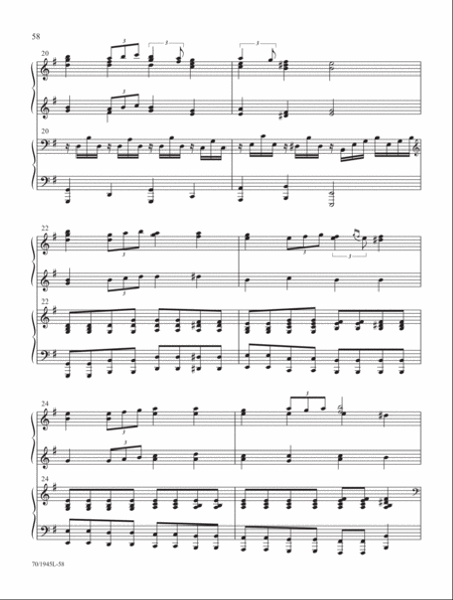Come, Christians, Join to Play! Piano Duet scores gallery preview page 32