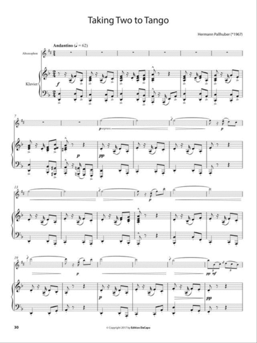 Da Capo Bühnenspaß Bronze - Klavierbegl Altsax Piano Accompaniment scores gallery preview page 4