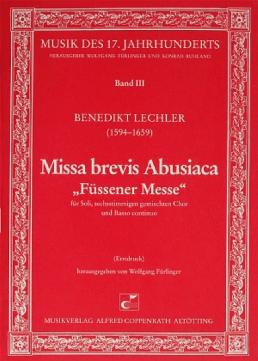 Missa brevis Abusiaca Choir scores gallery preview page 1