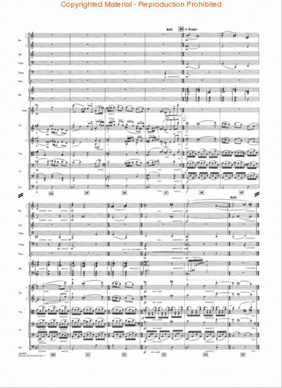 Born on the Fourth of July Full Orchestra scores gallery preview page 3