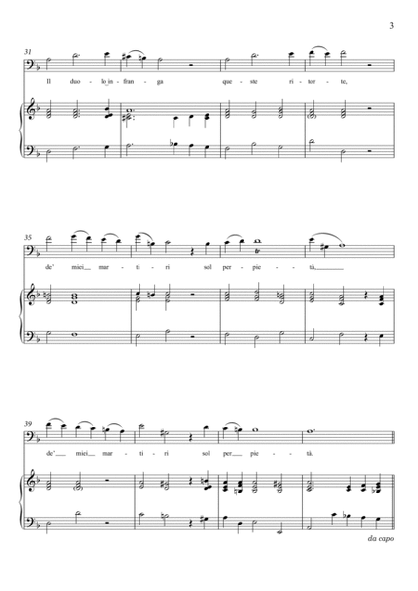 Lascia ch'io pianga (for Violoncello and Piano) Original Key F major image number null