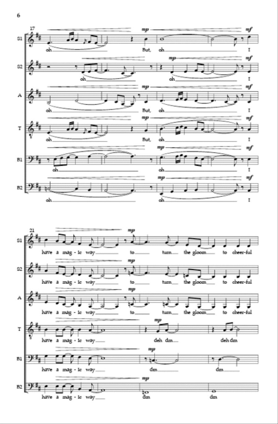 The Gift SSATBB scores gallery preview page 5