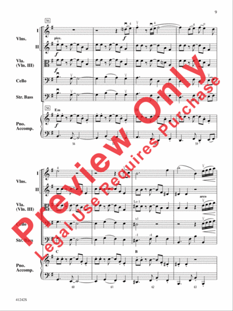 Tango of the Bulldogs Tango of the Bulldogs String Orchestra scores gallery preview page 10