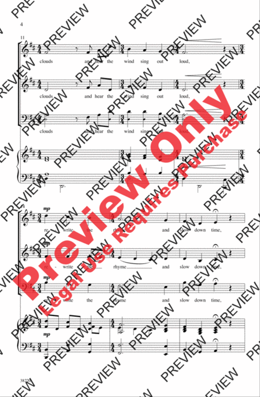 Dream with Me Dream with Me 3-Part scores gallery preview page 4