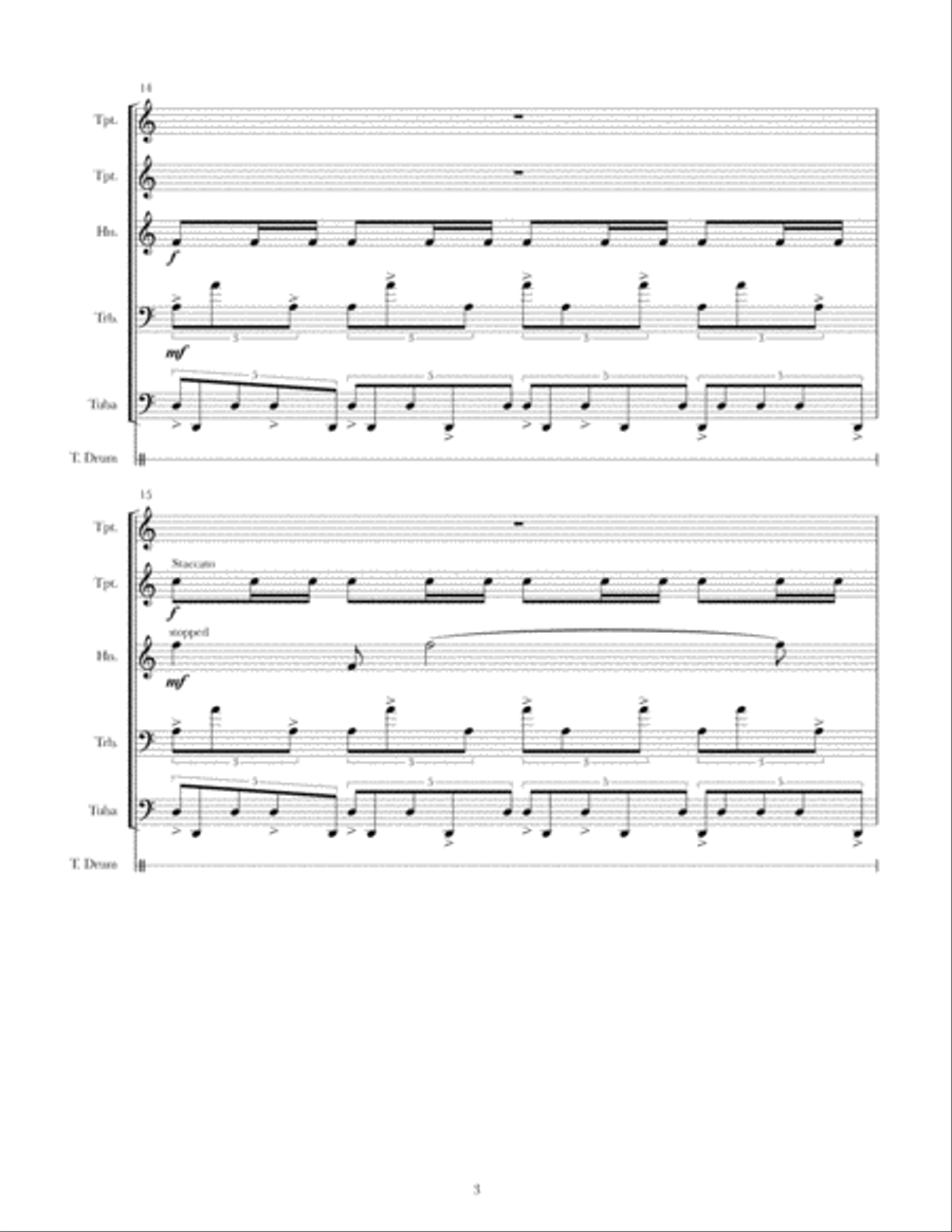 August 2019 August 2019 Brass Ensemble scores gallery preview page 3