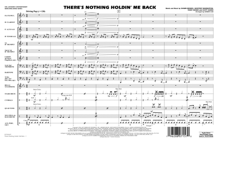 There's Nothing Holdin' Me Back (arr. Ishbah Cox) - Conductor Score (Full Score)