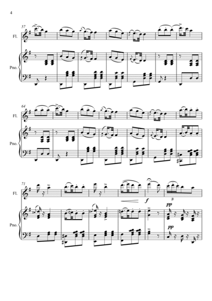 Giuseppe Verdi - La donna e mobile (Rigoletto) Flute Solo - G Key image number null