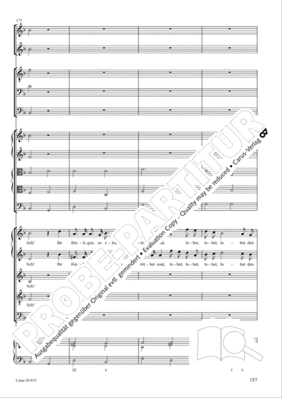 Opera varia I. Works with 1-7 parts (Complete edition, vol. 19) [Werke mit 1-7 obligaten Stimmen] Score scores gallery preview page 214