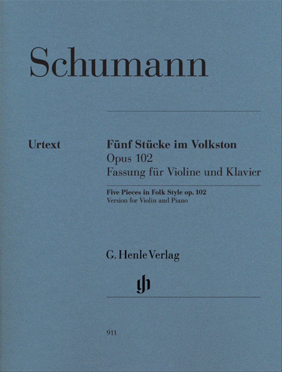 5 Pieces in Folk Style, Op. 102 Violin Solo scores gallery preview page 1