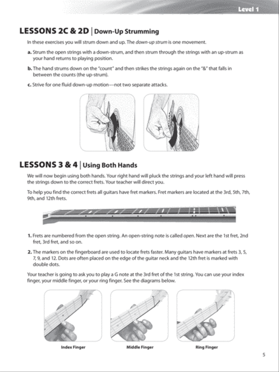 Sound Innovations for Elementary Class Guitar Guitar scores gallery preview page 6