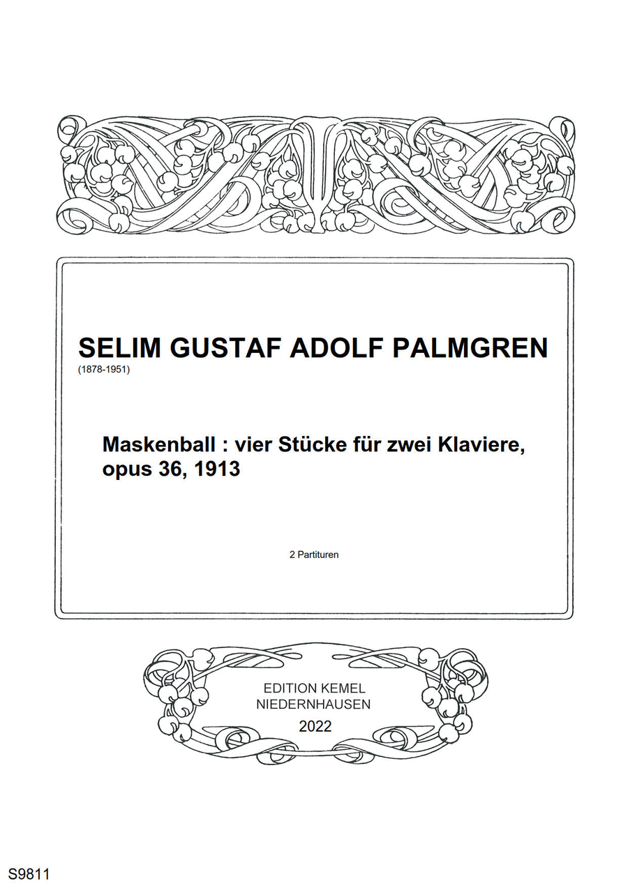 Maskenball Piano scores gallery preview page 1