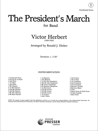 Book cover for The President's March