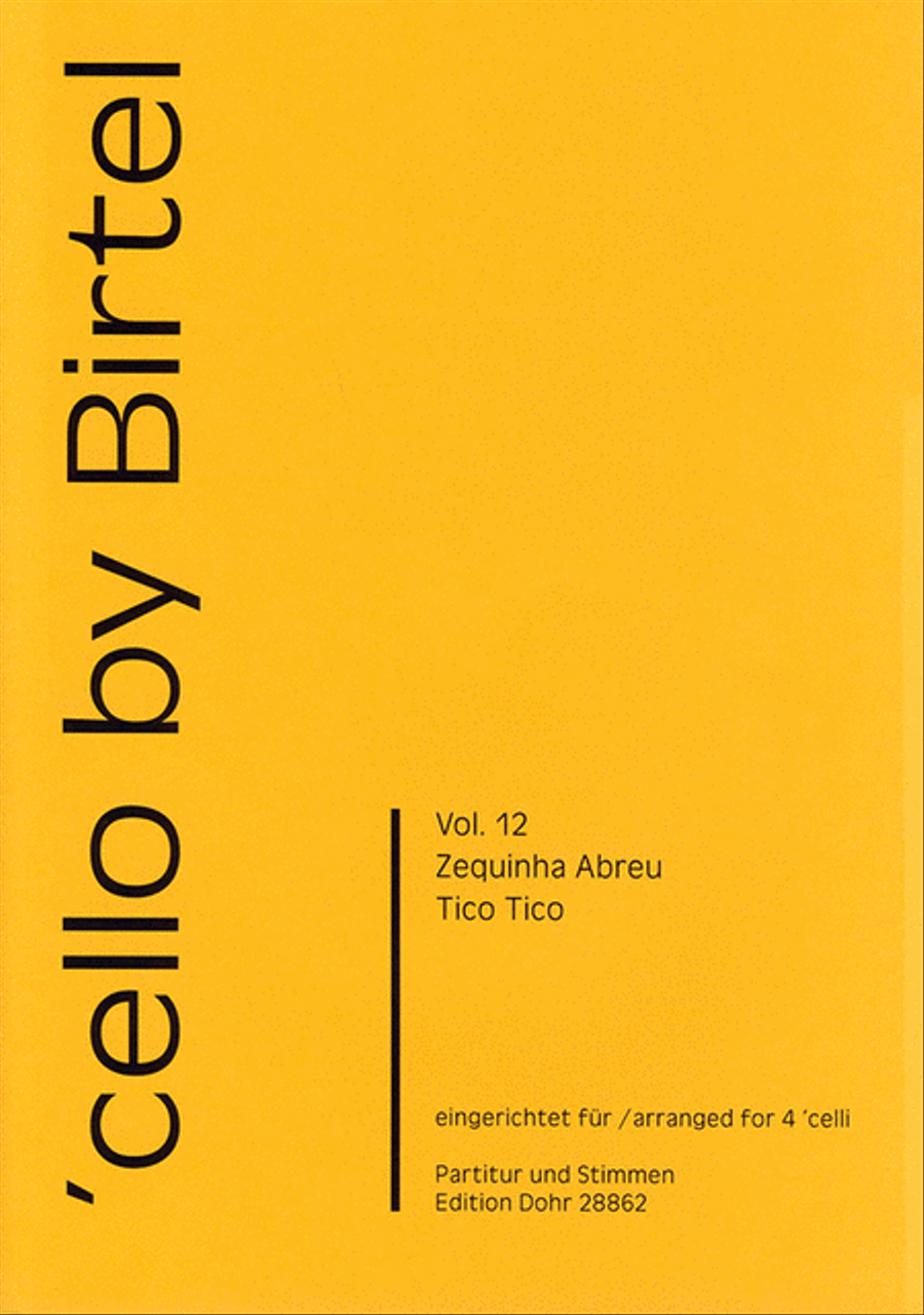 Tico Tico -Rumba- (für vier Violoncelli) Cello scores gallery preview page 1
