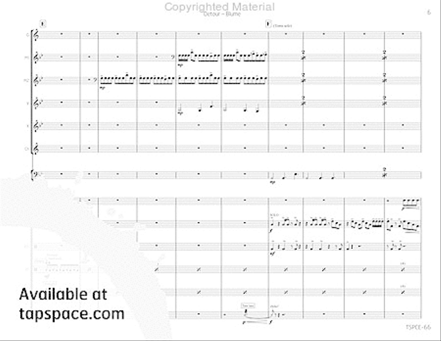 Detour Percussion Ensemble scores gallery preview page 10