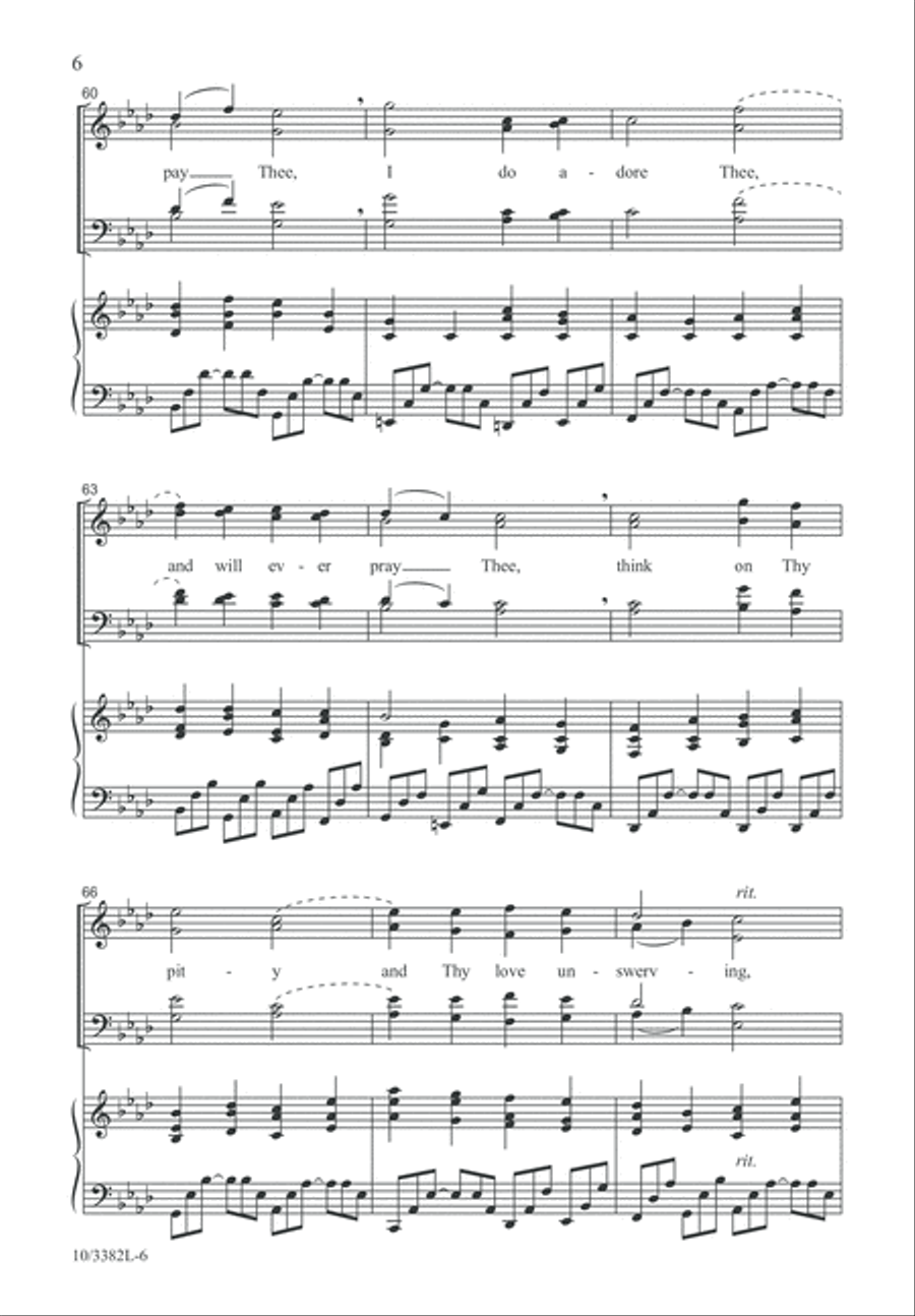Ah, Holy Jesus 4-Part scores gallery preview page 7
