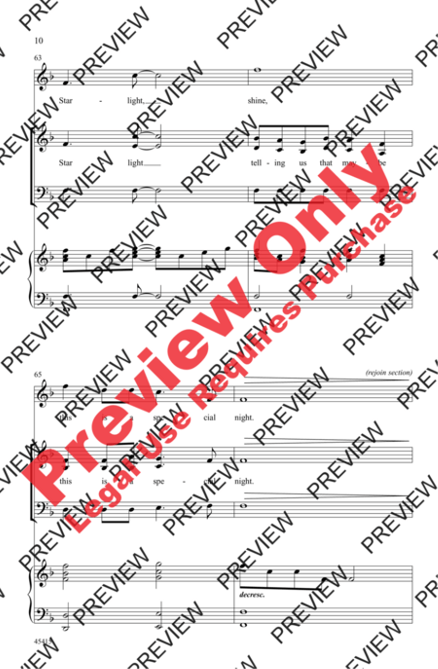 Starlight 3-Part scores gallery preview page 10