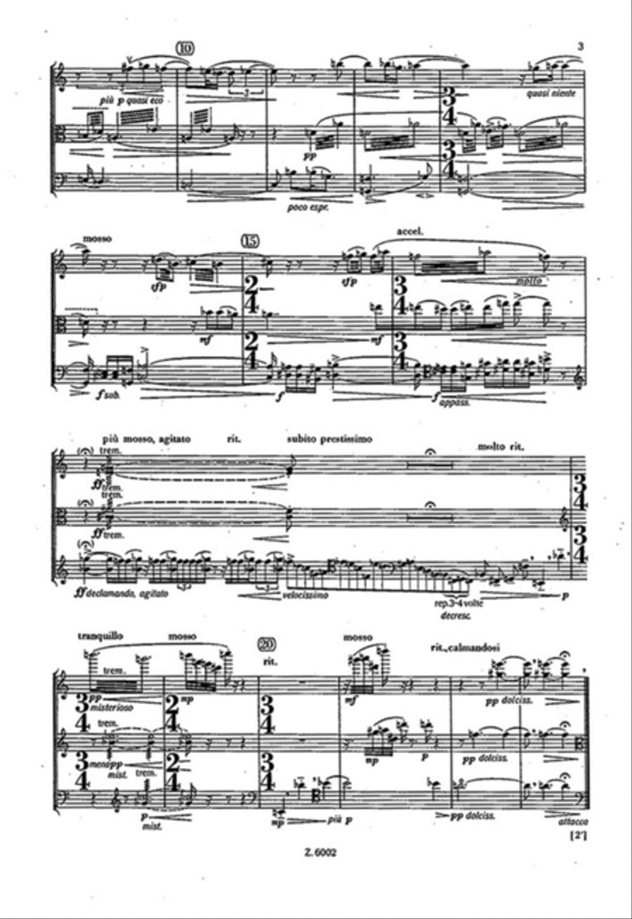 Streichtrio op. 3 String Trio scores gallery preview page 3