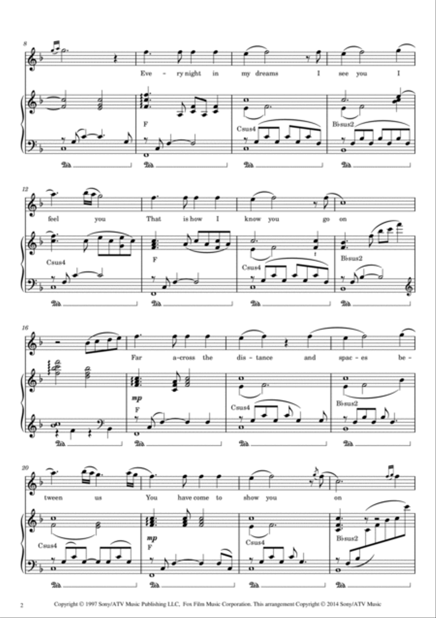 My Heart Will Go On (love Theme From 'titanic') Flute Solo scores gallery preview page 2