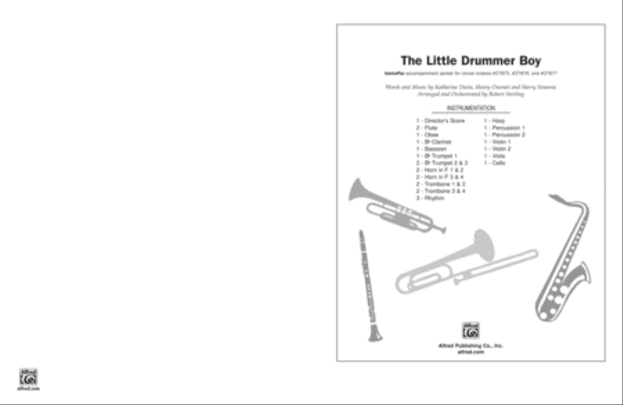 The Little Drummer Boy Choir scores gallery preview page 1